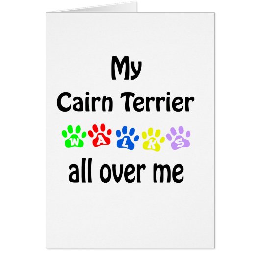 Cairn Terrier Walks Design Cards (Front)