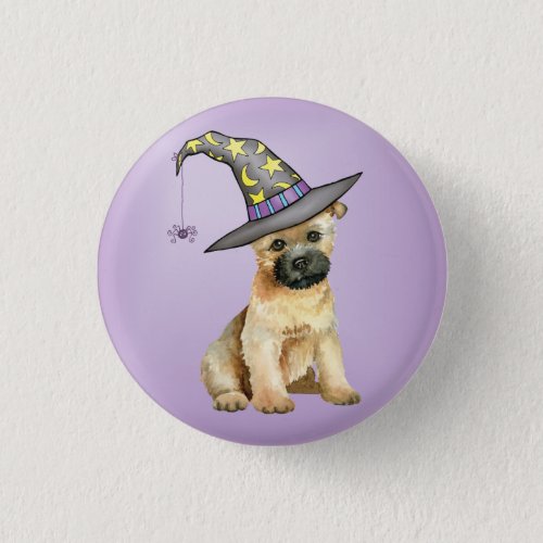 Cairn Terrier Witch Button