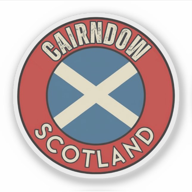 Cairndow, Scotland Sticker (Front)