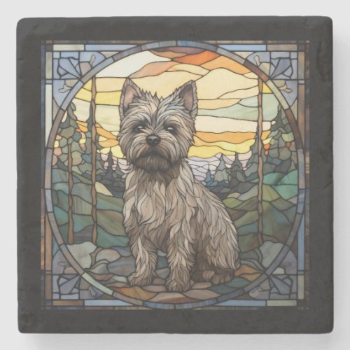 Cairne Terrier Stone Coaster