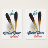 CairnGorm Scotland Ski poster (Front & Back)