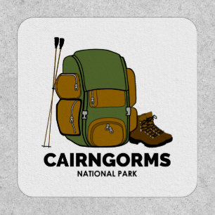 Cairngorms National Park Scotland Backpack Patch