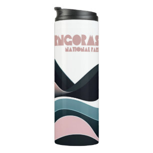 Cairngorms National Park Scotland Colored Hills Thermal Tumbler