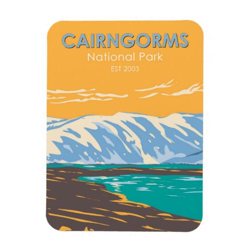 Cairngorms National Park Scotland Loch Etchachan Magnet