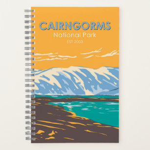 Cairngorms National Park Scotland Loch Etchachan  Notebook