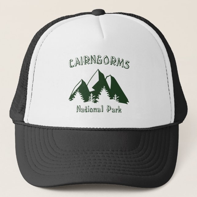 Cairngorms National Park Scotland Trucker Hat (Front)