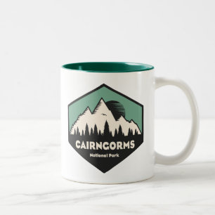 Cairngorms National Park Scotland Two-Tone Coffee Mug
