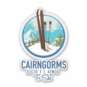 Cairngorms scotland logo sticker