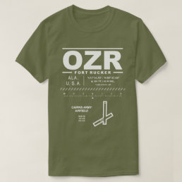 Cairns Army Airfield Fort Rucker OZR T-Shirt