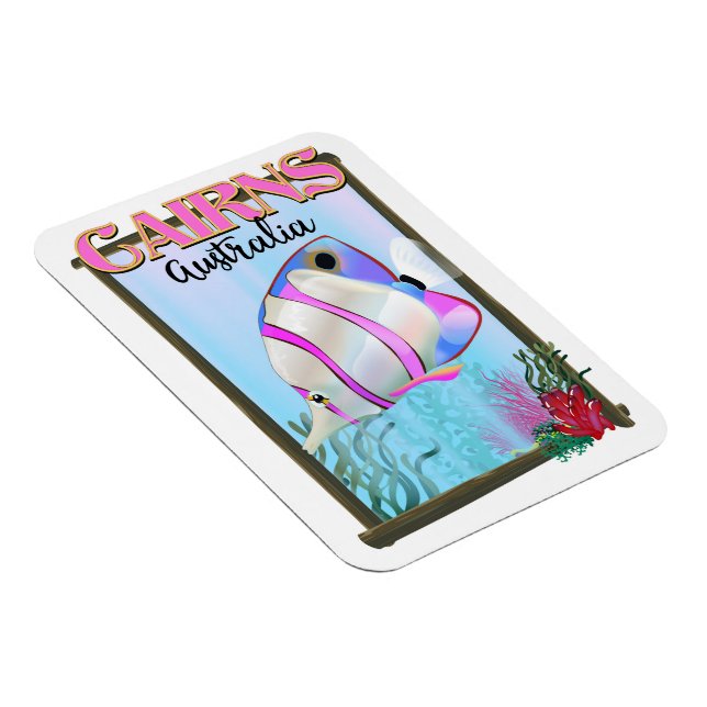 Cairns Australia Holiday poster Magnet (Right Side)