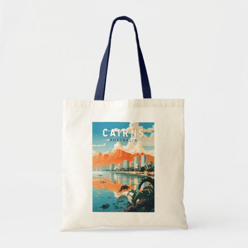 Cairns Australia Travel Art Vintage Tote Bag