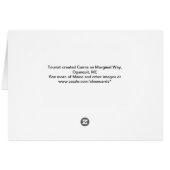 Cairns (small stone sculptures) cards (Back Horizontal)