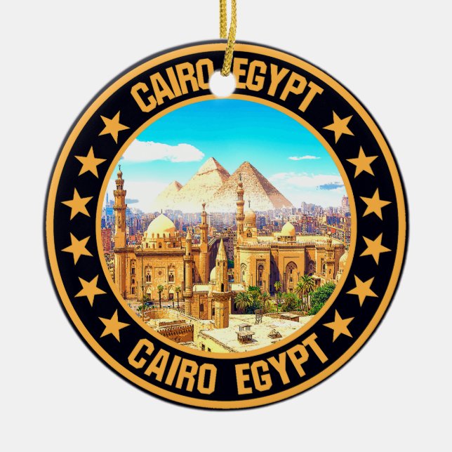 Cairo                                              ceramic ornament (Front)