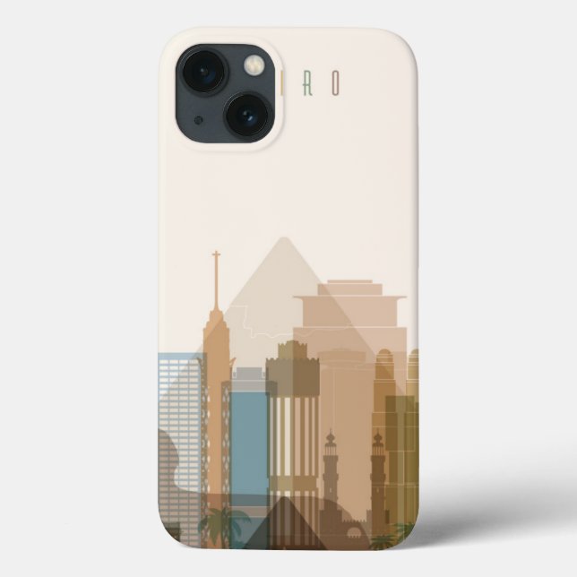 Cairo, Egypt | City Skyline Case-Mate iPhone Case (Back)