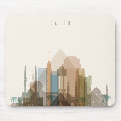 Cairo Egypt  City Skyline Mouse Pad