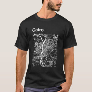 Cairo Egypt Classic City Map Graphic T-Shirt