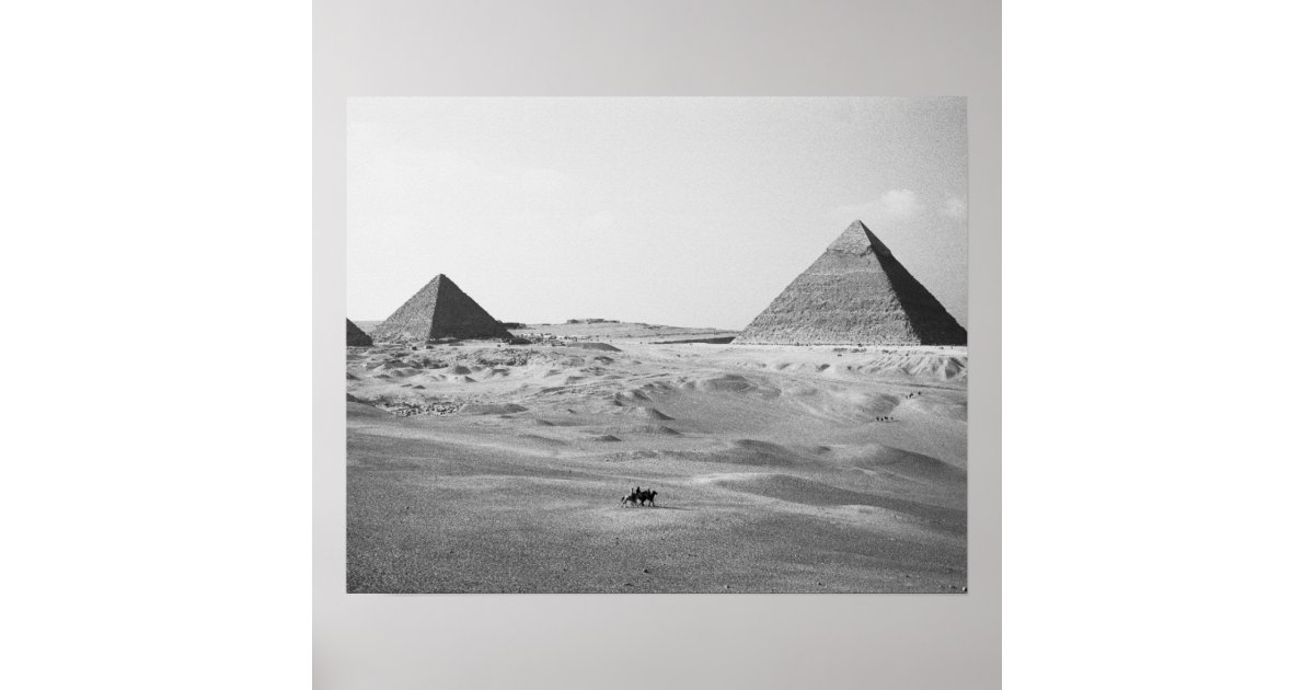 Cairo Egypt, Giza Pyramids Poster | Zazzle