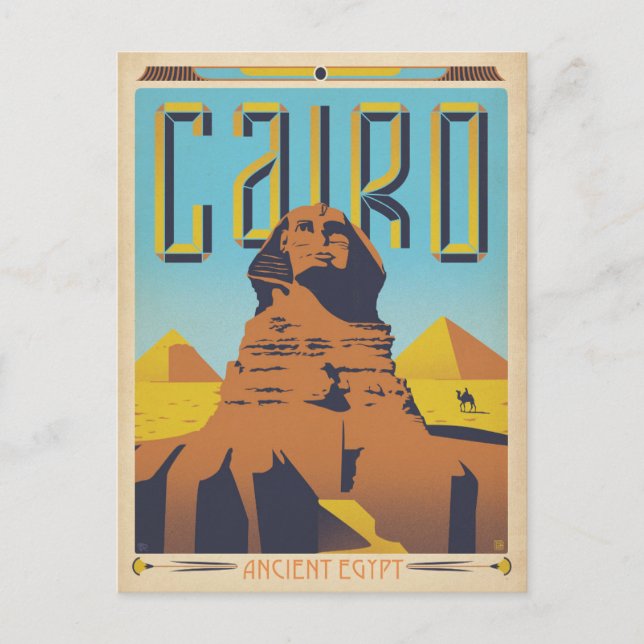 Cairo, Egypt Postcard (Front)