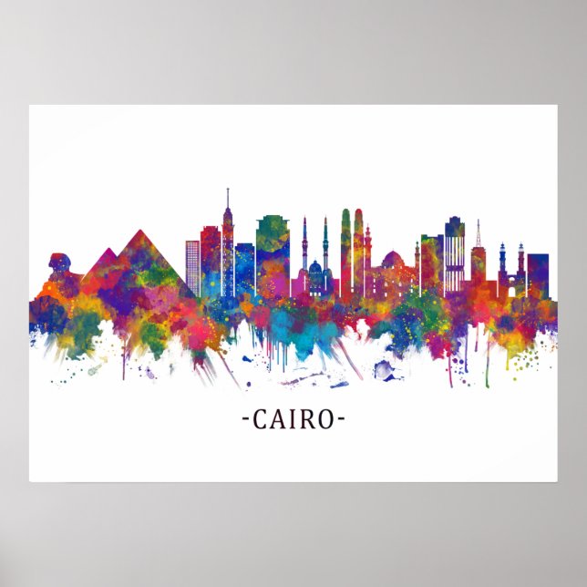 Cairo Egypt Skyline Poster (Front)