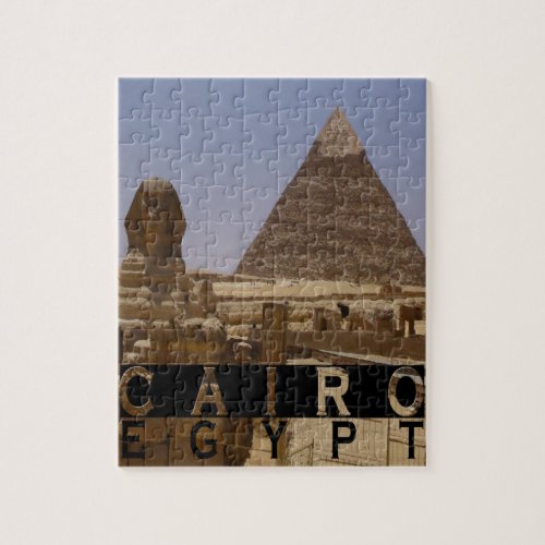 Cairo Egypt Souvenir Jigsaw Puzzle