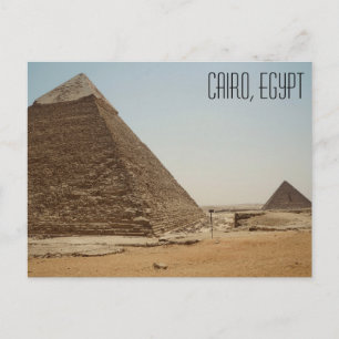 Cairo, Egypt The Great Pyramids Postcard