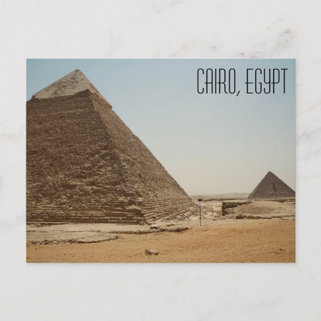 Cairo, Egypt The Great Pyramids  Postcard (Front)