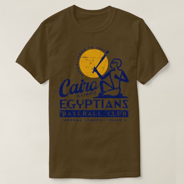 Cairo Egyptians Baseball T-Shirt (Design Front)