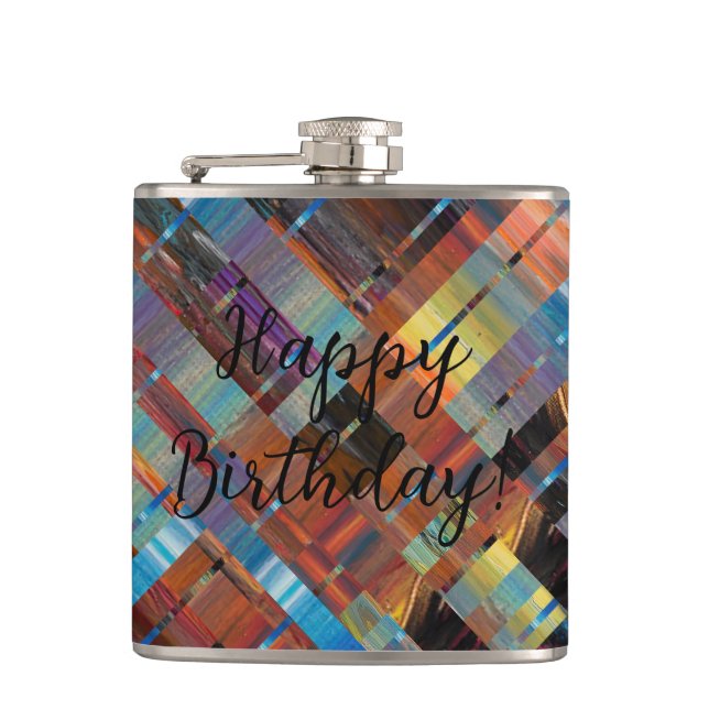 Cairo Metro - Happy Birthday Flask! Flask (Front)
