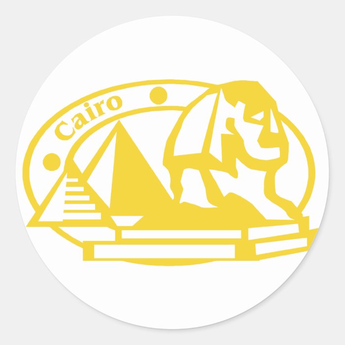 Cairo Stamp Stickers