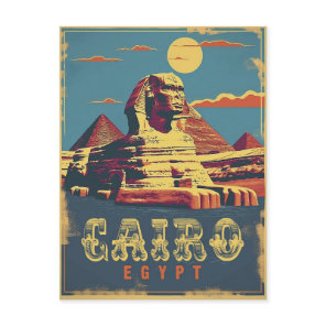 Cairo: Vintage Sphinx Postcard