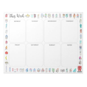CAIS 2nd Grade Weekly Planner - Class of 2030 Notepad