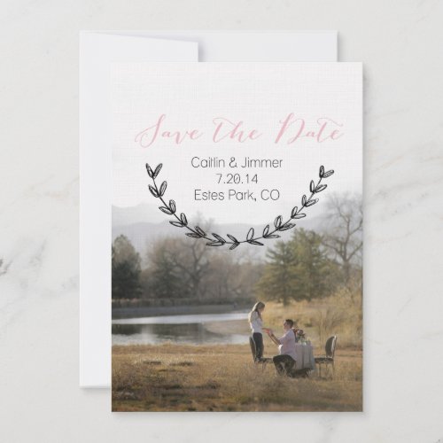Caitlin &amp; Jimmer Personalized Save the Date 01