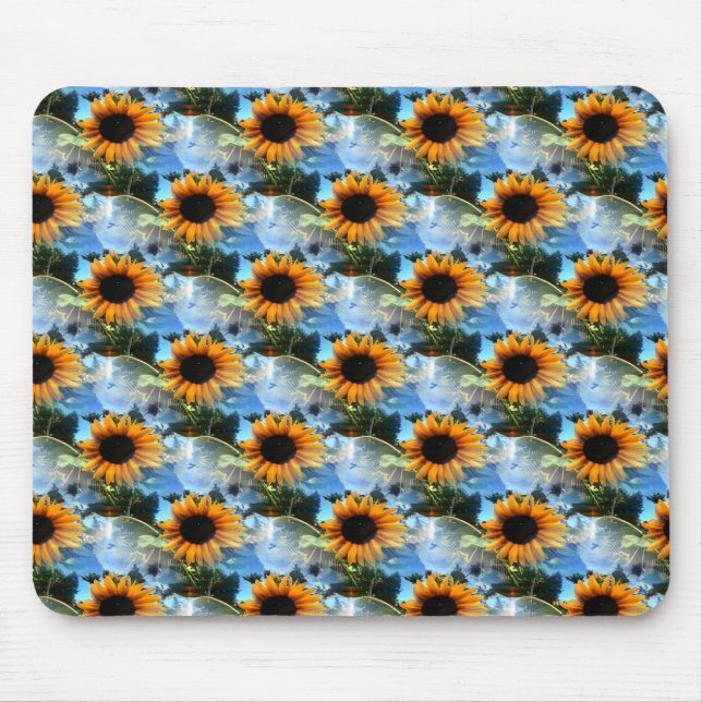 Caitlin's Sunflowers.... Mouse Pad (Front)