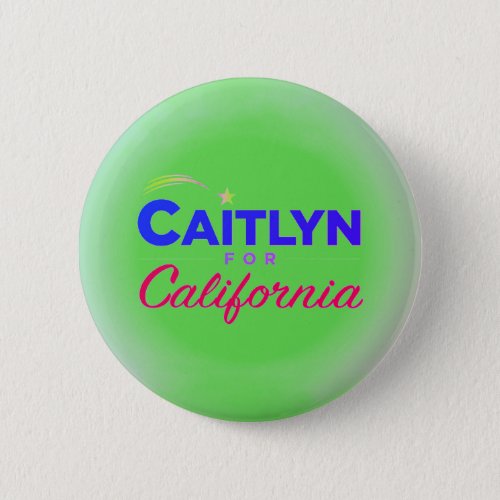 Caitlyn Jenner for California 2021 Button