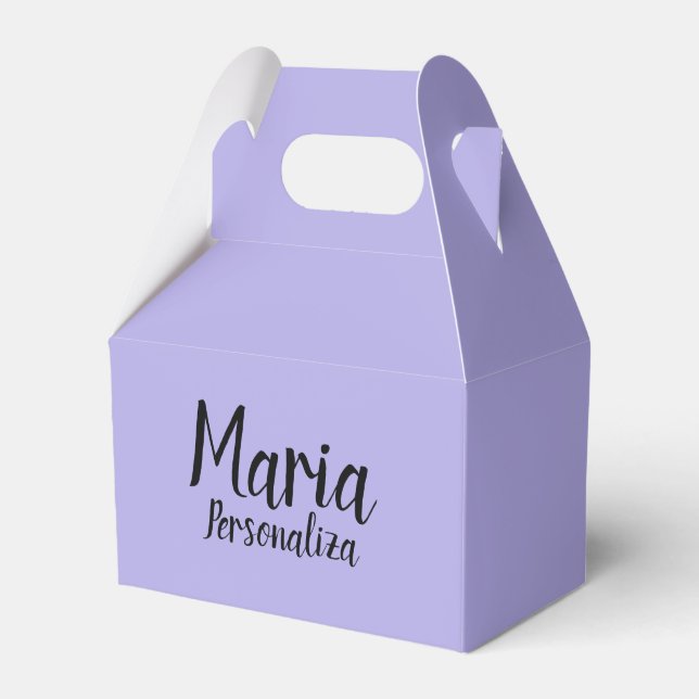 caja de recuerdo PERSONALIZADA Favor Boxes (Front Side)