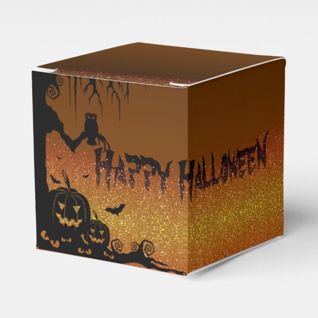Caja de regalo para halloween favor boxes (Front Side)