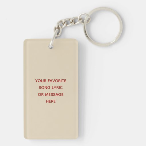 Cajon Drum Personalized Keychain Zazzle