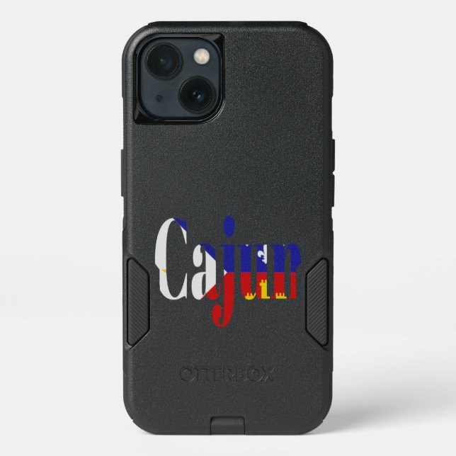 Cajun Acadian Flag Louisiana Otterbox Phone Case (Back)