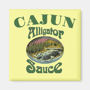 Cajun Alligator Sauce Magnet