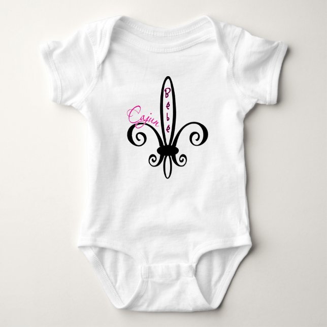 Cajun Baby Baby Bodysuit (Front)