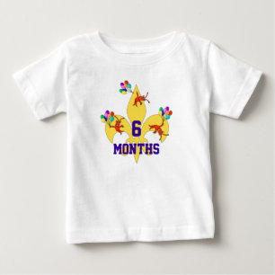 Cajun Baby Birthday Milestone T-Shirt