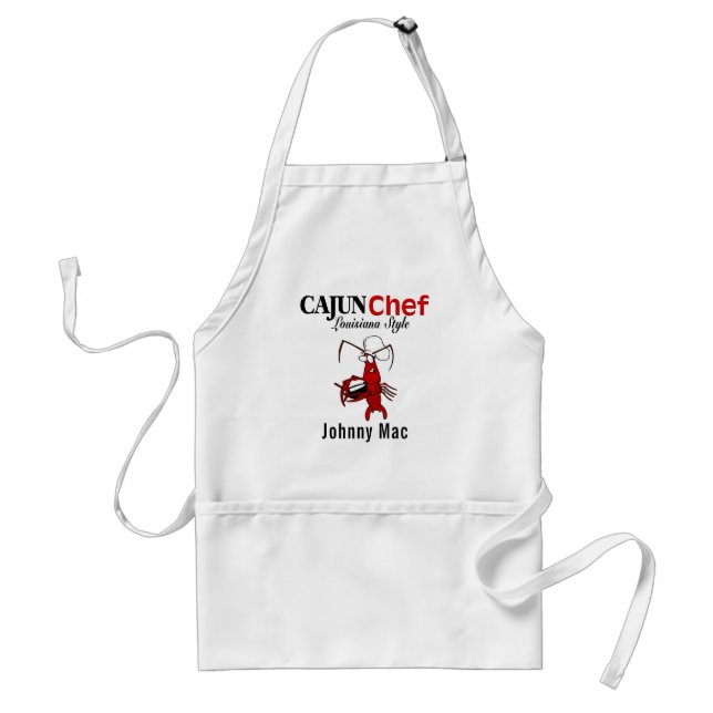 Cajun Chef Adult Apron (Front)