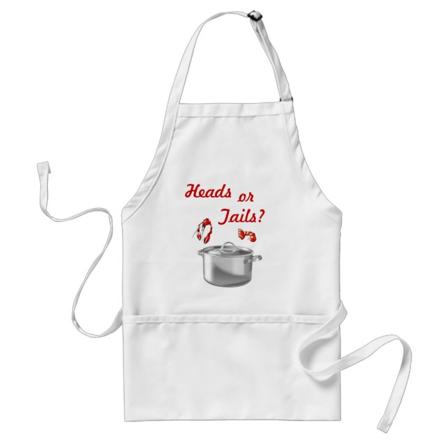 Cajun Chef Heads or Tails Apron (Front)