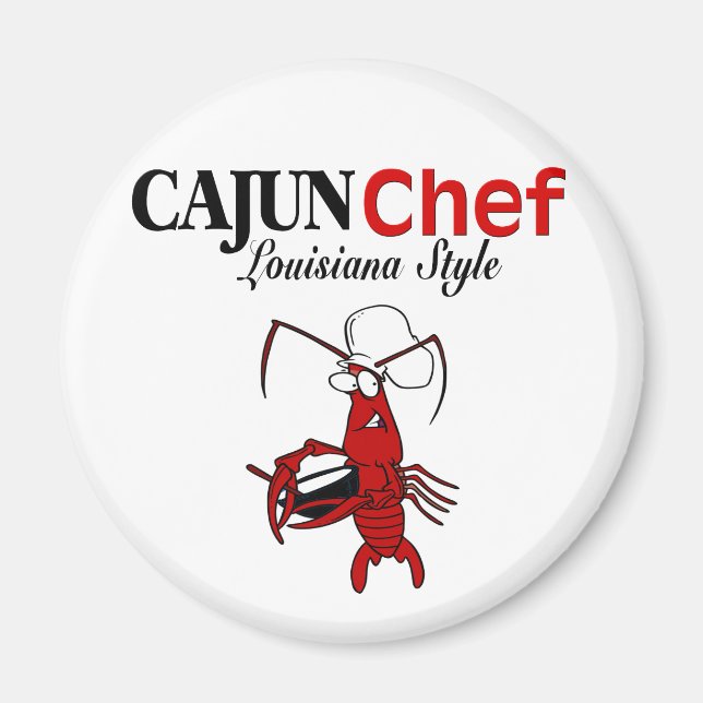Cajun Chef Magnet (Front)