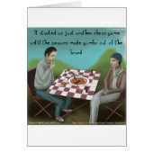 Cajun Chess Funny Cartoon (Front)