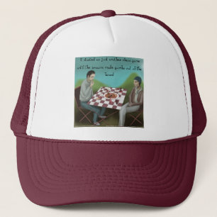 Cajun Chess Funny Cartoon Trucker Hat