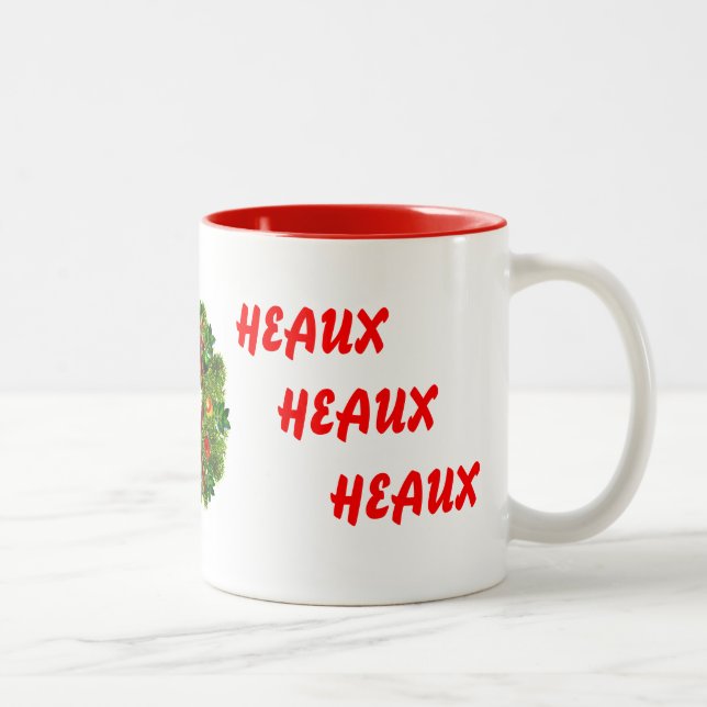 CAJUN CHRISTMAS Two-Tone COFFEE MUG (Right)