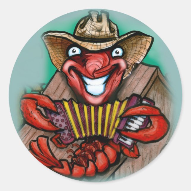 Cajun Classic Round Sticker (Front)