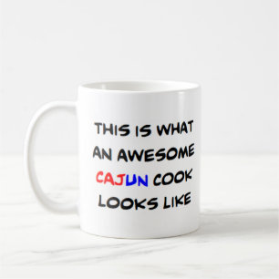 cajun cook, awesome coffee mug