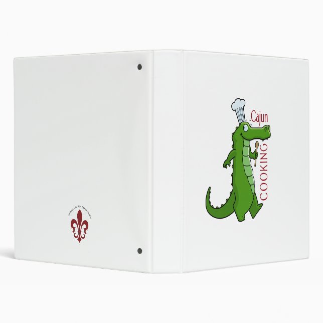 cajun_cooking, bon temps pocket2 3 ring binder (Background)